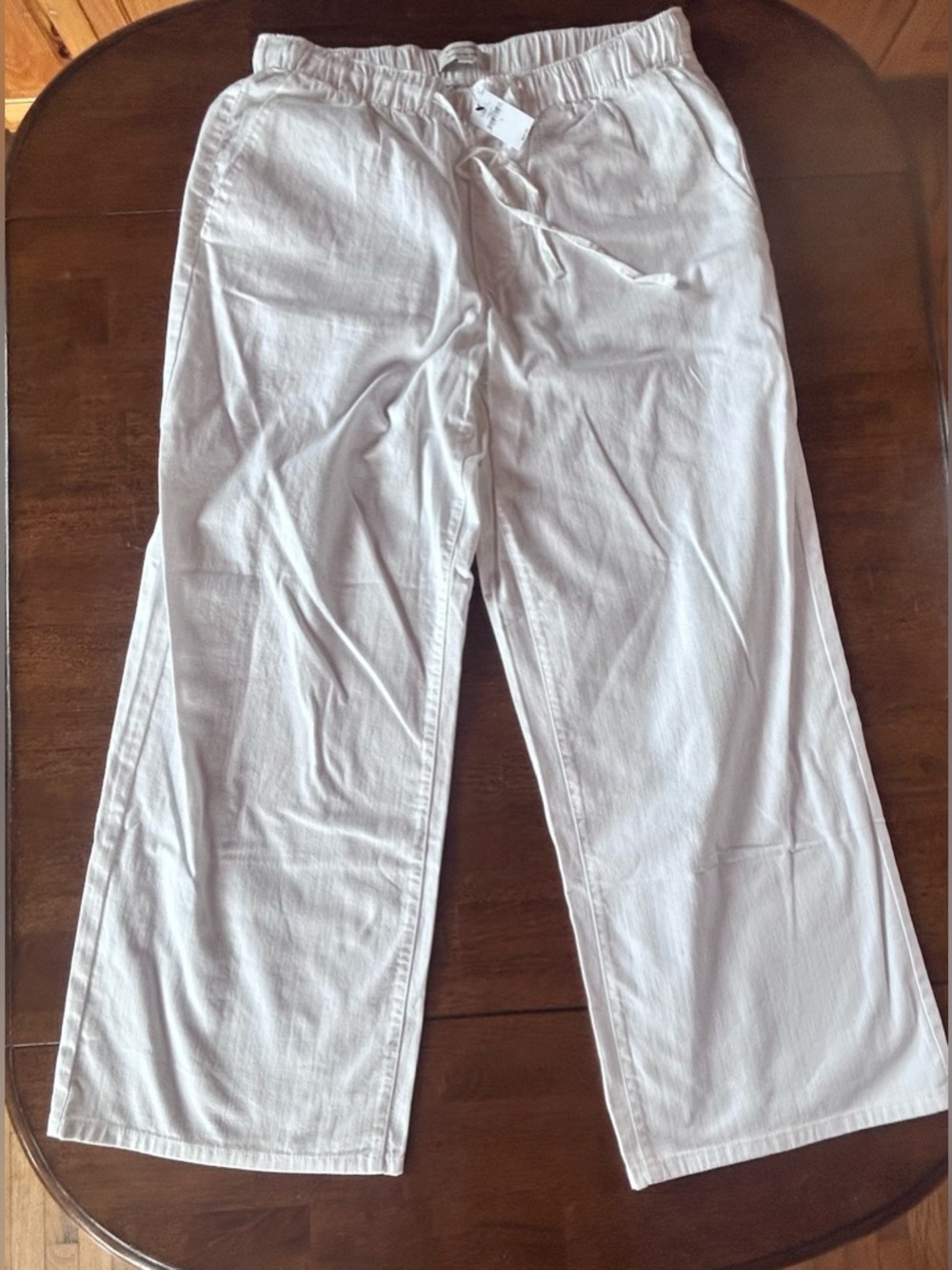 MWT WIDE-LEG MID-RISE SUMMERWEIGHT PULL-ON JEAN - Picture 3 of 10
